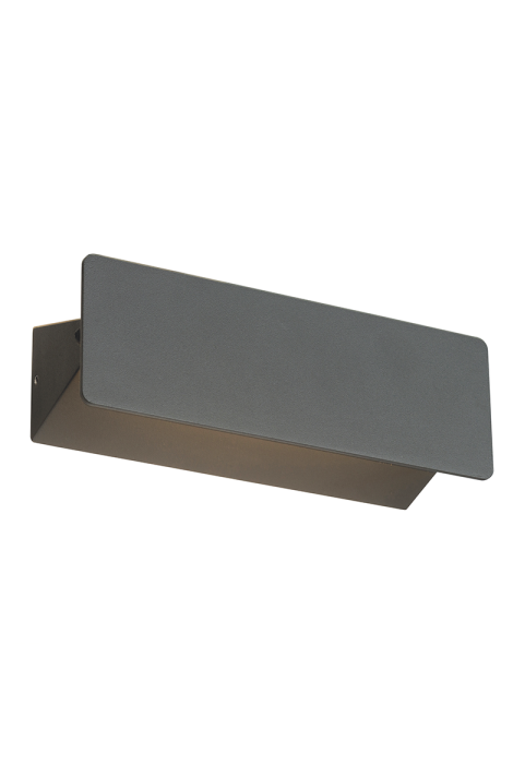 LED SMD WALL LUMINAIRE 7W 210LM 190° 230V AC 3.000K DARK GREY CRI80 IP54 30.000HRS