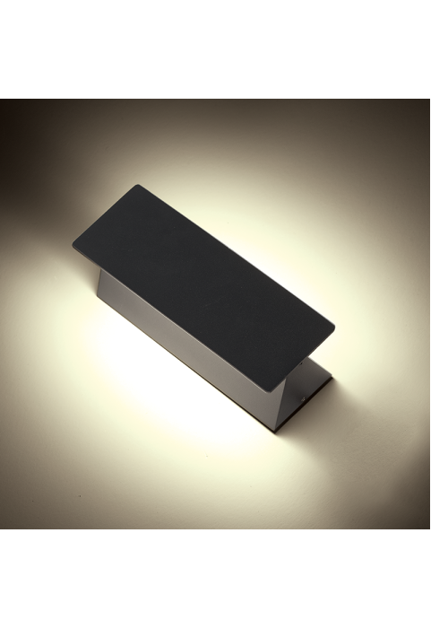 LED SMD WALL LUMINAIRE 7W 210LM 190° 230V AC 3.000K DARK GREY CRI80 IP54 30.000HRS