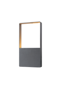 LED SMD WALL LUMINAIRE 4W 240LM 120° 230V AC 3.000K DARK GREY CRI80 IP54 30.000HRS