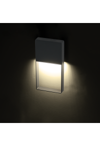 LED SMD WALL LUMINAIRE 4W 240LM 120° 230V AC 3.000K DARK GREY CRI80 IP54 30.000HRS