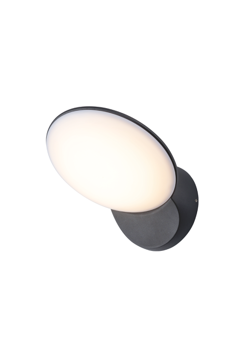 LED SMD WALL LUMINAIRE 14W 630LM 110° 230V AC 3.000K DARK GREY CRI80 IP54 30.000HRS