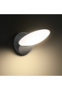 LED SMD WALL LUMINAIRE 14W 630LM 110° 230V AC 3.000K DARK GREY CRI80 IP54 30.000HRS