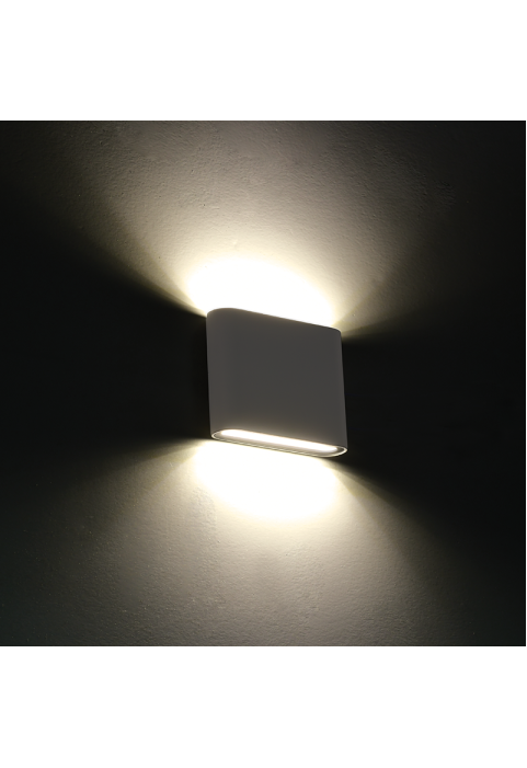 АПЛИК 7W 310LM 60° 230V AC 3.000K MATT WHITE CRI80 IP54 30.000HRS