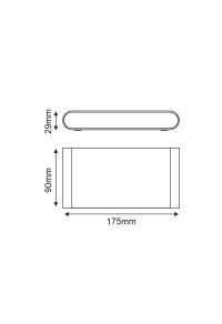 LED SMD WALL LUMINAIRE 11W 570LM 60° 230V AC 3.000K MATT WHITE CRI80 IP54 30.000HRS