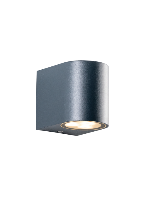 GU10 WALL LUMINAIRE 230V AC DARK GREY IP65 MAX.35W