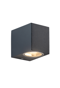 GU10 WALL LUMINAIRE 230V AC DARK GREY IP65 MAX.35W
