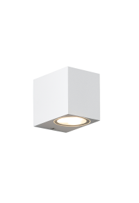 ^GU10 WALL LUMINAIRE 230V AC MATT WHITE IP65 MAX.35W