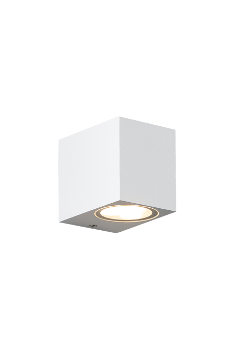 ^GU10 WALL LUMINAIRE 230V AC MATT WHITE IP65 MAX.35W