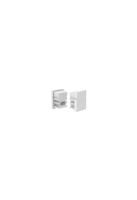 SET OF SILICON END CAPS FOR P144, 1 WITHOUT HOLE & 1 WITH HOLE