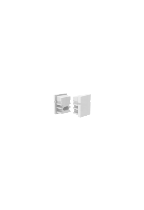 SET OF SILICON END CAPS FOR P144, 1 WITHOUT HOLE & 1 WITH HOLE