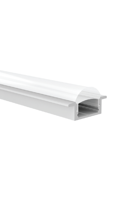 PHASE OUT ESME ALUMINUM PROFILE P101 WITH SEMI-CLEAR 60o PC DIFFUSER 2m/pc