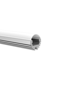 CIRC ALUMINUM PROFILE P8N WITH OPAL DIFFUSER 2m/pc