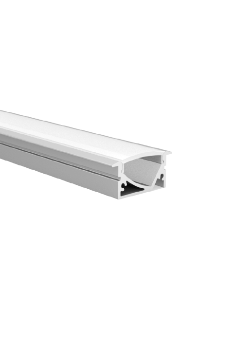 LEVI ALUMINUM PROFILE P191 WITH OPAL PC DIFFUSER 2m/pc