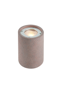 CEILING ROUND SPOT LUMINAIRE IP65 GU10 RED CEMENT 