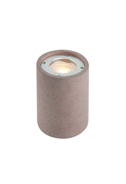 CEILING ROUND SPOT LUMINAIRE IP65 GU10 RED CEMENT 