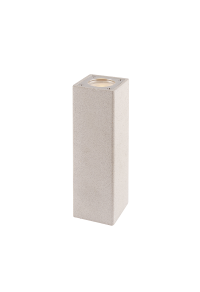 WALL UP-DOWN SQUARE SPOT LUMINAIRE IP65 2XGU10 WHITE CEMENT 