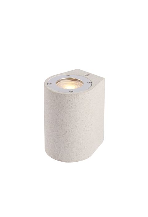 WALL ROUND SPOT LUMINAIRE IP65 GU10 WHITE CEMENT 