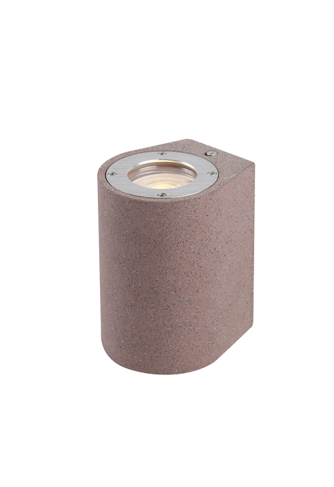 ^WALL ROUND SPOT LUMINAIRE IP65 GU10 RED CEMENT 