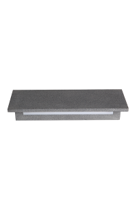 ^LINEAR WALL LED SMD LUMINAIRE 8W 480LM 230V AC 3000K RA80 IP65 30.000HRS BLACK CEMENT 