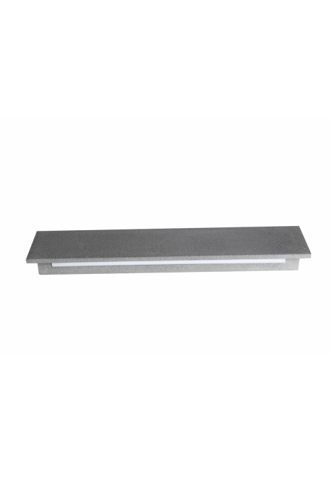 ^LINEAR WALL LED SMD LUMINAIRE 12W 660LM 230V AC 3000K RA80 IP65 30.000HRS BLACK CEMENT 