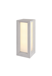 ГРАДИНСКИ СТЪЛБ 560MM IP65 3xE27 Max.7W WHITE CEMENT & PC DIFFUSER 