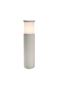 POST LUMINAIRE 560MM IP65 E27 Max.7W WHITE CEMENT & PC DIFFUSER 
