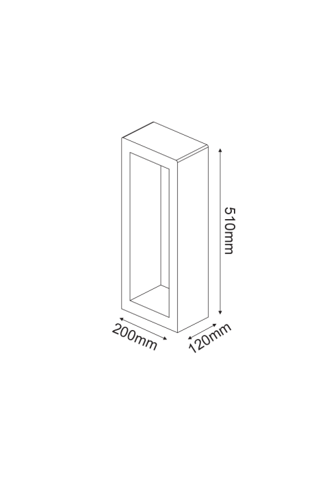 LED ГРАДИНСКИ СТЪЛБ 5W 150LM 230V AC 3.000K RA80 IP65 30.000HRS WHITE CEMENT 