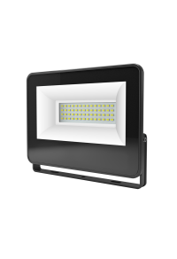 BLACK LED SMD FLOOD LUMINAIRE IP66 50W 4000K 5200Lm 230V AC RA80