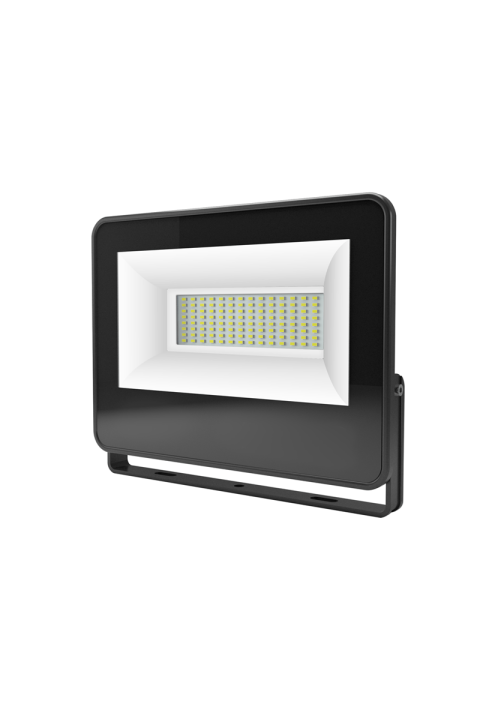 BLACK LED SMD FLOOD LUMINAIRE IP66 100W 4000K 10400Lm 230V AC RA80
