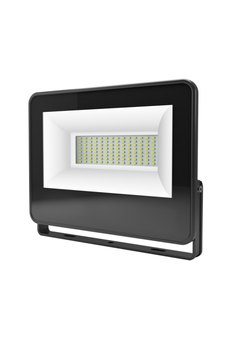 BLACK LED SMD FLOOD LUMINAIRE IP66 150W 3000K 15000Lm 230V AC RA80