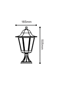 GARDEN LIGHT BLACK GREEN
