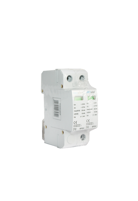 SPD SURGE PROTECTION T2 TYPE 1P+N 20kA
