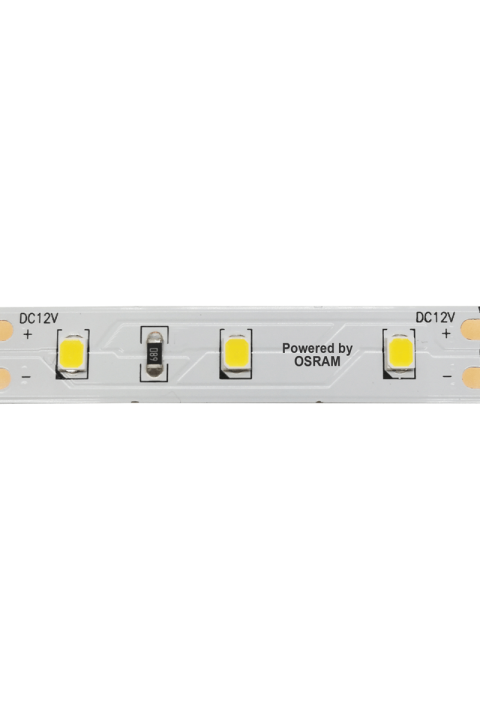 ^PHASING OUT LED SMD STRIP 12V DC 12W/M 4000K 1400LM/M IP20 10MM CRI80 OSRAM 2835 60LEDS/M 3SDCM 5M REEL 5YRS 