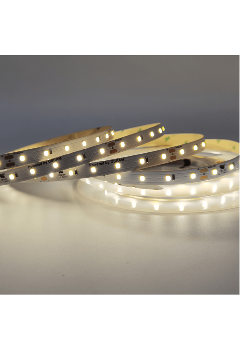 LED SMD STRIP 24V DC 12W/M 4000K 1250LM/M IP20 10MM CRI80 OSRAM 2835 60LEDS/M 3SDCM 5M REEL 5YRS
