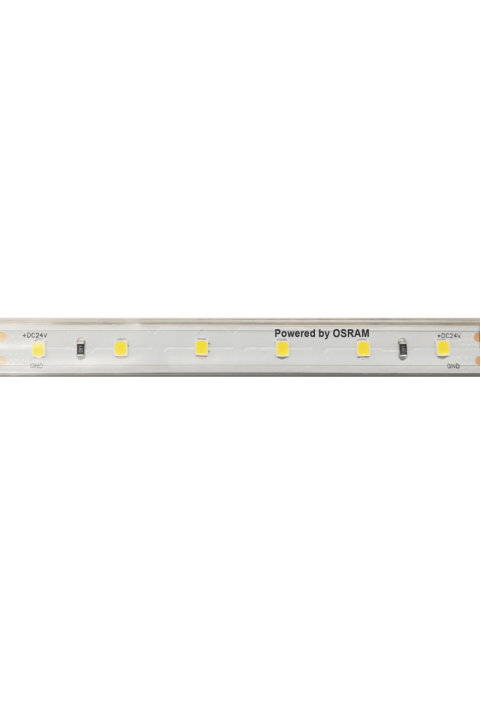 LED SMD STRIP 24V DC 12W/M 3000K 1250LM/M IP66 12MM CRI80 OSRAM 2835 60LEDS/M 3SDCM 5M REEL 5YRS 