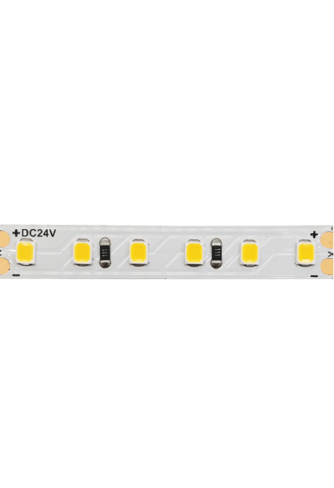LED SMD STRIP 24V DC 14.4W/M 3000K 1600LM/M IP20 8MM CRI80 OSRAM 2835 120LEDS/M 3SDCM 5M REEL5YRS 
