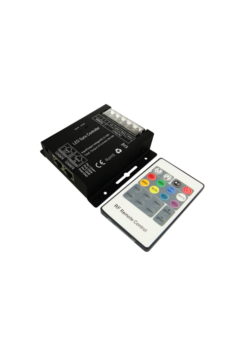 RGB LED CONTROLLER RJ45 30A 360W/12V 720W/24V & RF REMOTE