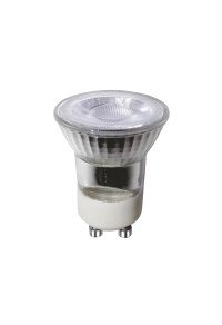 LED SMD GU10 MINI 2,5W 3000K 230V AC 260LM RA80 30000H 38° GLASS