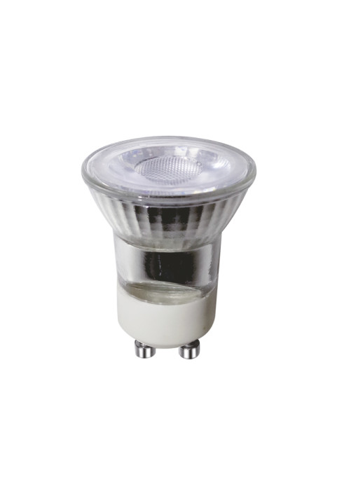 LED SMD GU10 MINI 2,5W 3000K 230V AC 260LM RA80 30000H 38° GLASS
