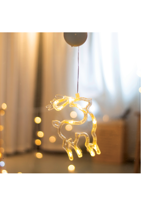 ПРОЗОРЕЦ ПЛАСТМАСОВ ЕЛЕН 10 LED КРУШКИ WW BAHT. (3XAA) ИП20 13С19СМ