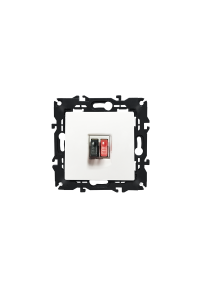 PRIME SINGLE AUDIO SOCKET SCREWLESS 36-230VAC IP20 WHITE