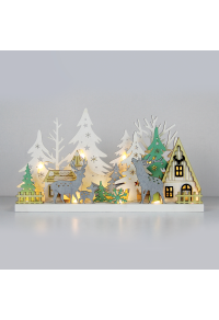 "ДЪРВЕНИ X-MAS 3" 15 МИНИ ЛЕД WW L / KIA MP / RIES (2AAA) IP20 30X5.7X16.5CM