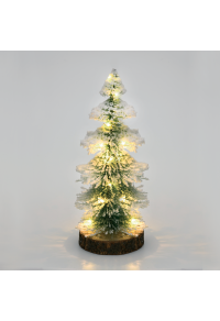 "БОРОВА МАСА" 15 МИНИ LED WW МЕДНИ ПРОВОДНИЦИ С БАТЕРИИ (3AAA) IP20 10.5 X 10.5X36CM