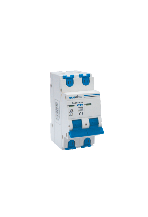 MCB 2P C10 6KA 2M