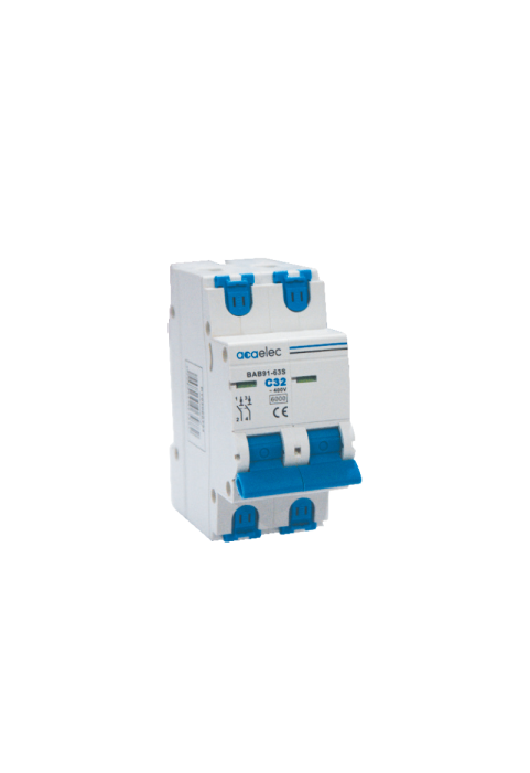 MCB 2P C20 6KA 2M