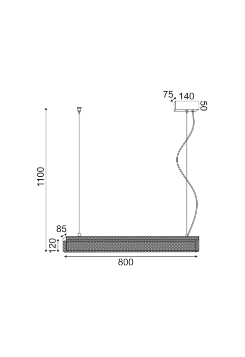 ^ПЕНДЕЛ LED 11W 3000K  1180LM 