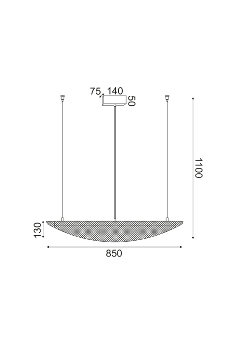 ^ПЕНДЕЛ LED 18W 3000K  1960LM 