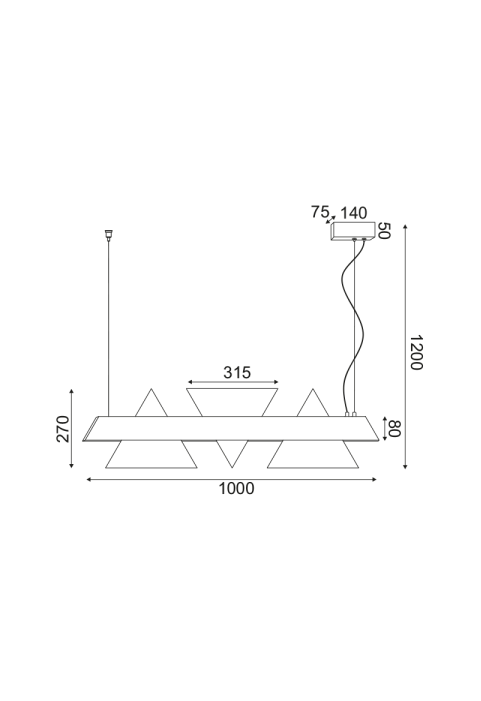 ^ПЕНДЕЛ LED 18W 3000K  1960LM 