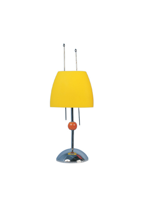 NETTO TABLE LAMP V113Τ WITH W/Y/R GLASS