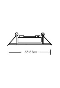 Square down light MR11 BS3154 NM